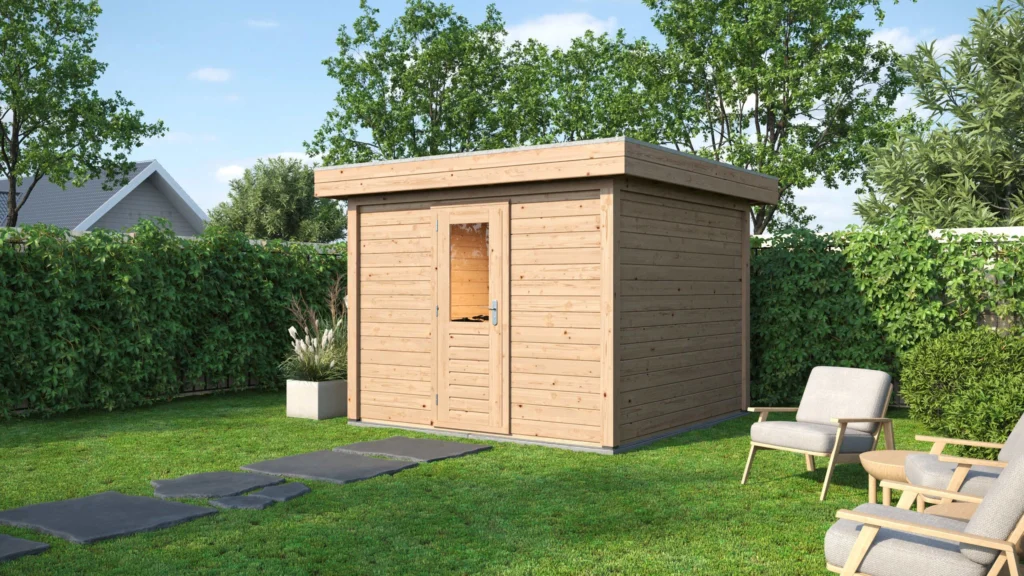 Lugarde Select Modern cabin Kent 300x300cm - Untreated