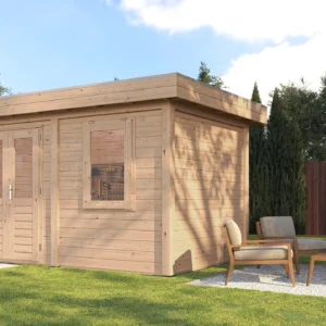 Lugarde Select Modern cabin Luton 388x250cm - Untreated