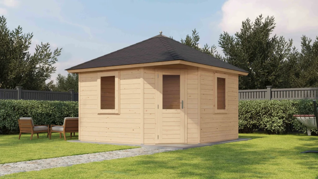 Lugarde Select Prima summerhouse Scarborough 360x360cm - Untreated