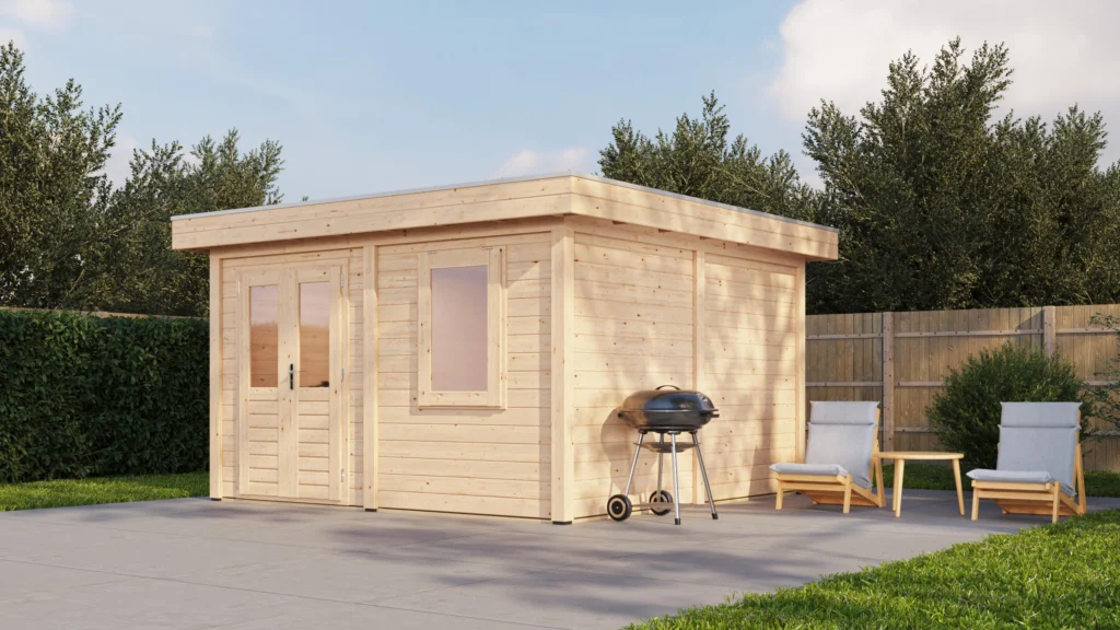 Lugarde Select Modern cabin Bristol 388x388cm - Untreated