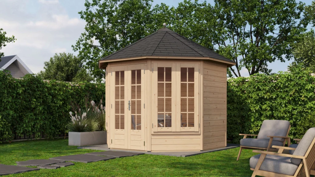 Lugarde Select Prima summerhouse Arran Ø300cm - Untreated