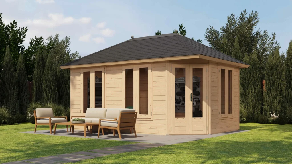 Lugarde Select Prima summerhouse Falkirk 480x300cm - Untreated