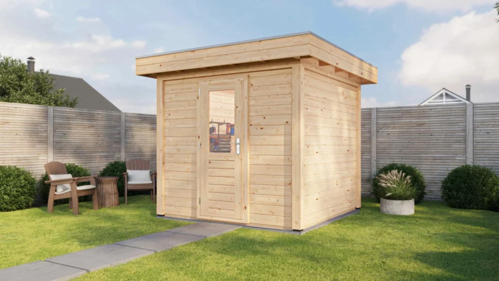 Lugarde Select Modern cabin Sedgley 250x250cm - Untreated