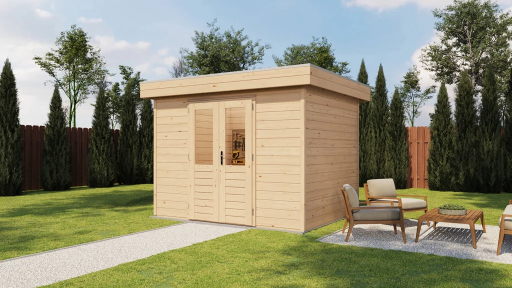 Lugarde Select Prima summerhouse Tweed 300x240cm - Untreated