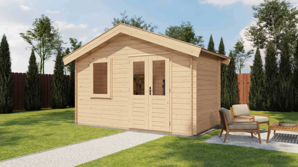 Lugarde Select Log Cabin Northumberland 400x200cm - Untreated