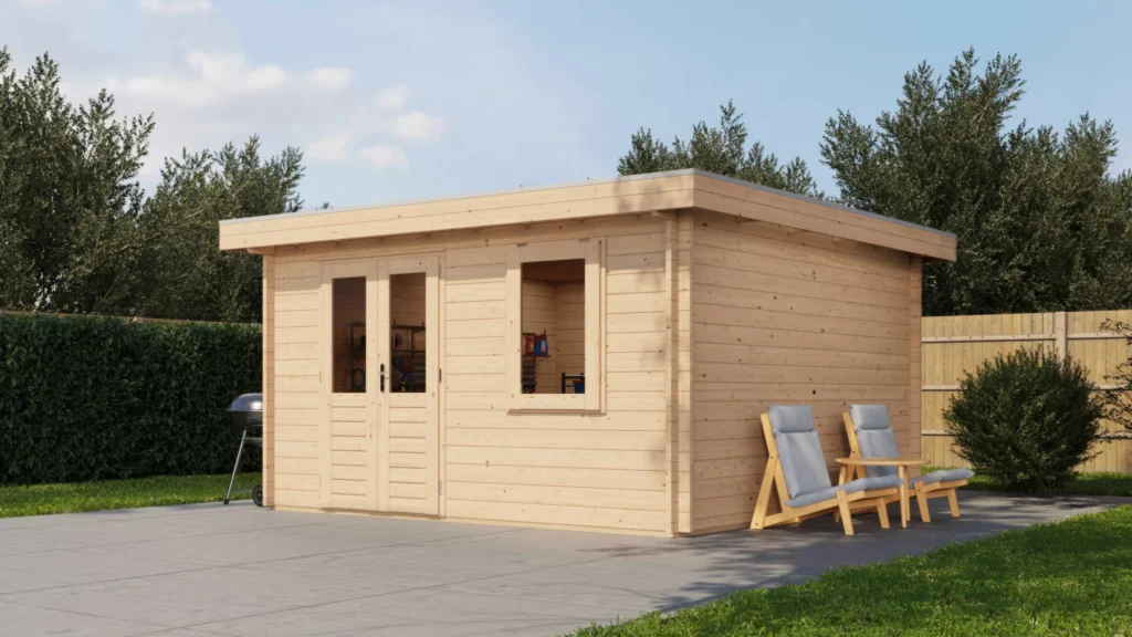 Lugarde Select Log Cabin Kent 400x400cm - Untreated