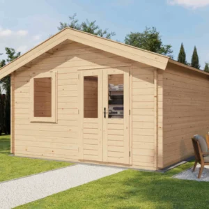 Lugarde Select Log Cabin Clyde 400x400cm - Untreated