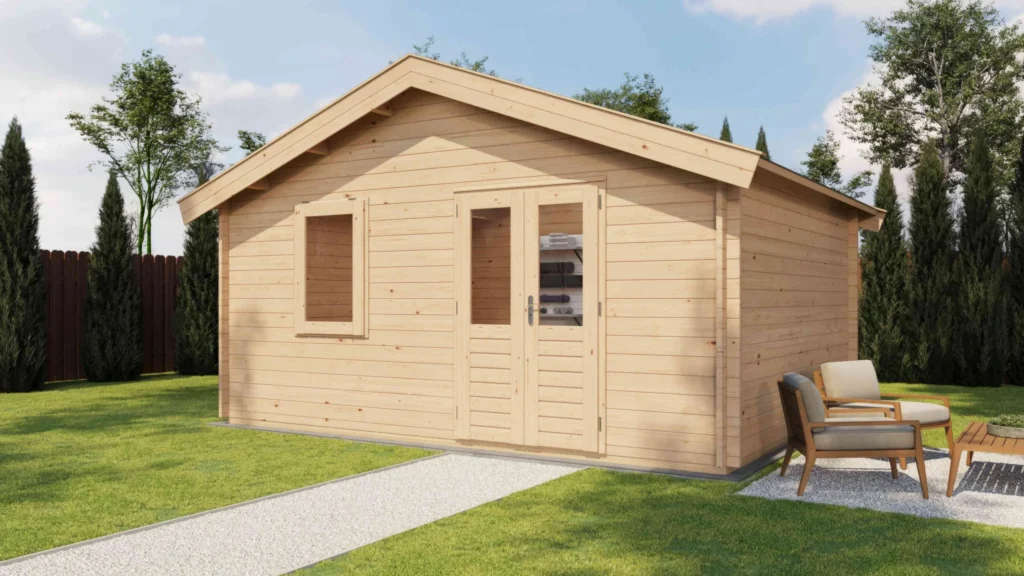 Lugarde Select Log Cabin Tamar 500x400cm - Untreated